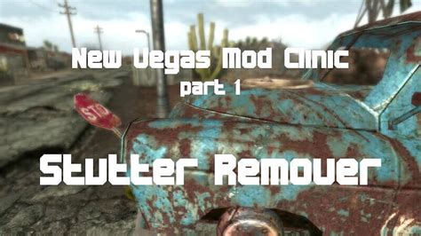NV Stutter Remover: http://www.nexusmods.com/newvegas/mods/34832How to Install NVSE: https://www.youtube.com/watch?v=cJScAw4qLS0Hit that awesome like button .... 