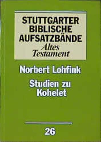 Stuttgarter biblische aufsatzbände, altes testament, bd. - Regimento dos officiaes do auditorio ecclesiastico do bispado de coimbra.