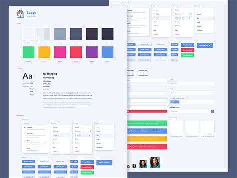 Style Guides by Pro Designers. A selection of UI and brand style… by
