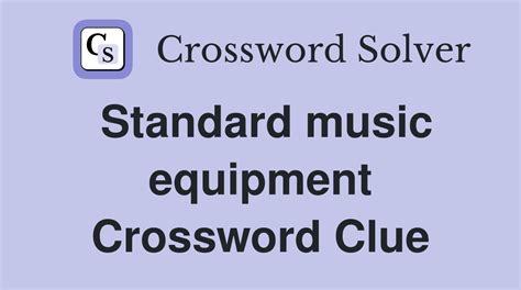 Style of music accepted as a standard crossword. .  ...