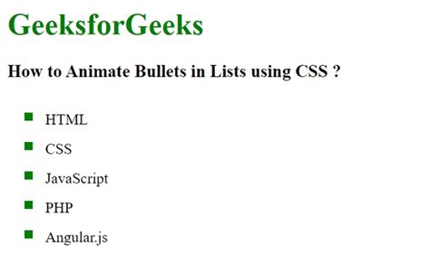 Styling list bullet points in CSS - Treehouse