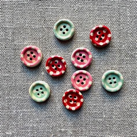 Stylish Polka Dot Button
