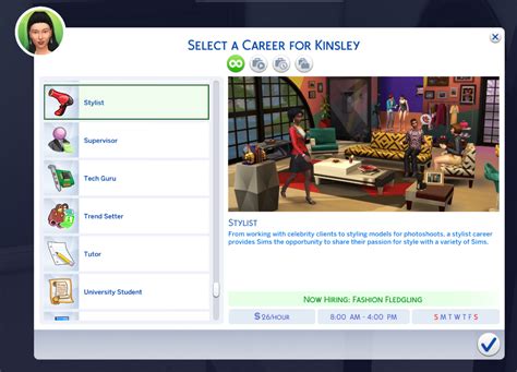 Stylist Career Gym/Park check-in? : r/thesims - Reddit