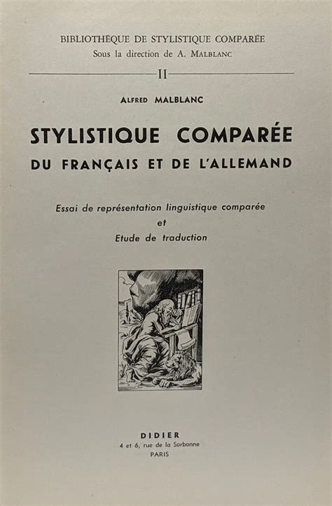 Stylistique comparée du français et de l'allemand. - Handbook on stiffness damping in mechanical design.