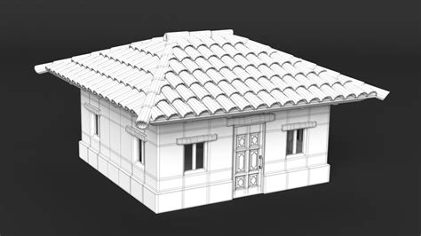 Stylized Building 2 3D Model TurboSquid 1964792