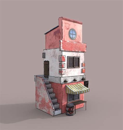Stylized Building Game Ready 3d Model Stylized Artwor vrogue co