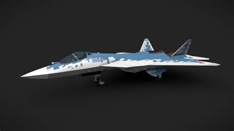 Su-57 3D models - Sketchfab