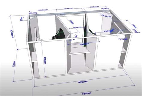 Sub box builder software.  Make a subwoofer enclosure plan.  Speaker Box Lite, BassBo...