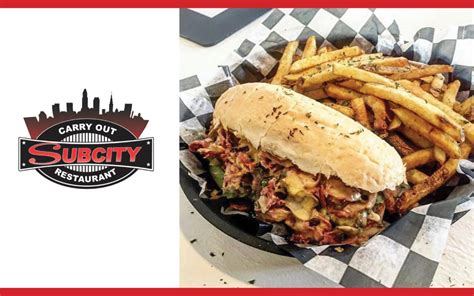 Sub city. SHRIMP CITY ROLL. RED & GREEN PEPPERS, ONION, SHREDDED CHEESE & TOPPED WITH OUR GOLD SAUCE. $14.99. SHRIMP CITY FRIES. RED & GREEN PEPPERS, BANANA PEPPERS, ONIONS, BACON SHREDDED CHEESE, TOPPED WITH BBQ. RANCH & BUFFALO RANCH. $15.49. REG LOADED FRIES. LOADED WITH BACON, SHREDDED CHEESE & RANCH. 