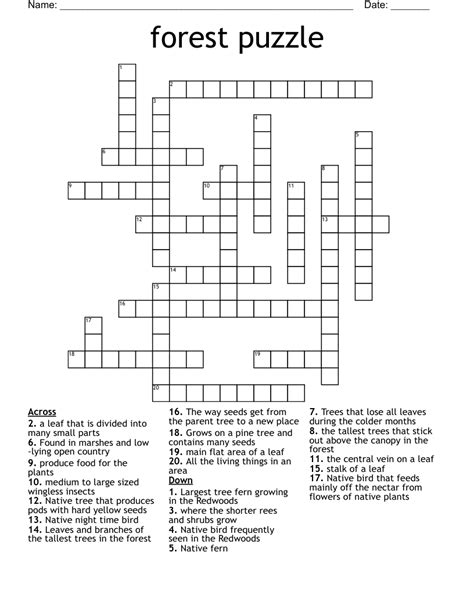 The Crossword Solver found 30 answers to "Subarctic pine forest", 5 letters crossword clue. The Crossword Solver finds answers to classic crosswords and cryptic crossword puzzles. Enter the length or pattern for better results. Click the answer to find similar crossword clues.. 