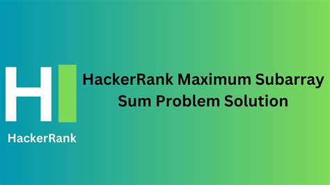 Subarray sum hackerrank solution java.  2.  For example, if array = [1,...