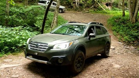 Subaru Outback and Chevy Z71 Off Road at Flagpole Knob, VA