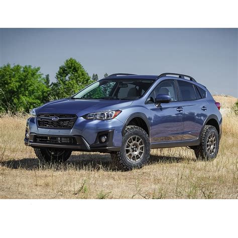 Subaru crosstrek lift. I have a stock 2014 Crosstrek XV Premium, manual transmission. I put on the Eibach lift springs, part number E30-77-010-03-22 about 1500 miles ago. They are definitely much stiffer than the stock springs. Eibach said they were a direct replacement that needed no additional parts, and they would work with my OEM struts. 