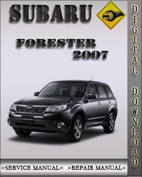 Subaru forester service manual de reparacion 2007 descargar. - Vrou langs die pad english guide.