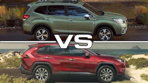 Subaru forester vs rav4. See How the 2024 Subaru Forester Compares to the 2024 Toyota RAV4 . If you're looking for a compact SUV that's roomy, safe, and dependable, check out the 2024 Subaru Forester. With standard all-wheel drive and a plethora of driver assistance features, the Forester is a trustworthy crossover for your daily commute. 