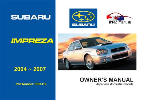 Subaru impreza workshop repair manual all 2005 2007 models covered. - Stadt der strick- und wirkwaren und der glocken, apolda.