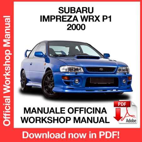 Subaru impreza wrx p1 2000 workshop manual 2000 workshop manual. - Piper pa 18 150 super cub illustrierte teile handbuch ipc katalog download.