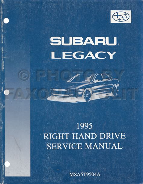 Subaru legacy 1997 service repair workshop manual. - Le r. père vincent routier de l'ordre des frères prêcheurs.
