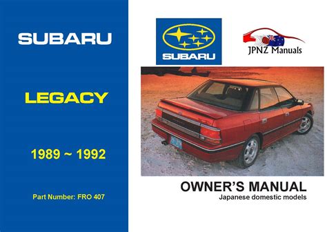 Subaru liberty legacy 1989 1990 1991 1992 service repair workshop manual. - Sony ic recorder icd p520 manual.