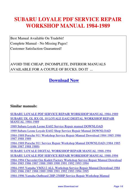 Subaru loyale service repair manual 1988 1994. - Samuel bogumił linde, bibliotekarz i bibliograf.