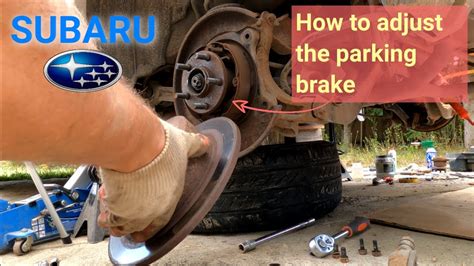 Subaru outback parking brake release.  If the brake system warning lig...