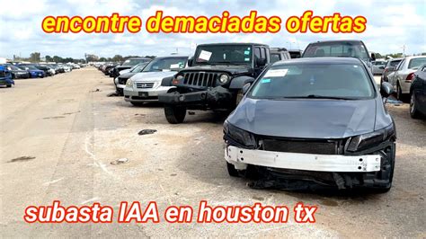 Houston, TX IAA - Insurance Auto Auctions contact information, driving directions, hours of operation and auction calendar. Find used & salvage cars for auction at IAA Houston, TX Open to Public Buyers.. 