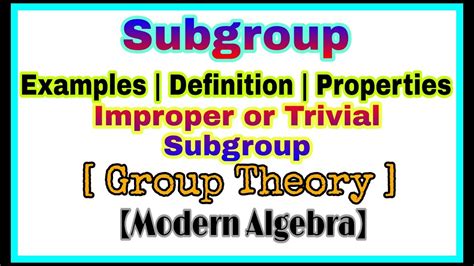 Subgroup example. Things To Know About Subgroup example. 