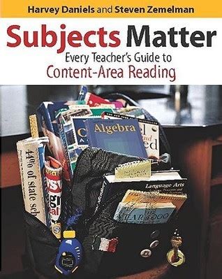 Subjects matter every teachers guide to content area reading. - Om lidt er alt så længe siden.