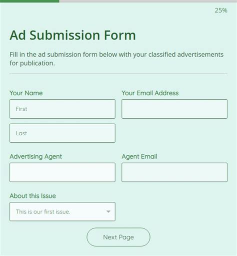 Submission form. Create and share online forms and surveys, and analyze responses in real-time. Customize colors, images, and fonts, add collaborators, and access forms from any device with Google … 