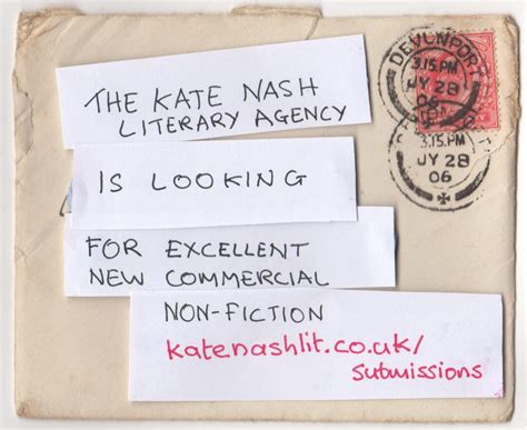 Submissions – Kate Nash Literary Agency Ltd.