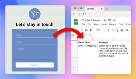 Submit A Form To Google Sheets Nicepage Documentation