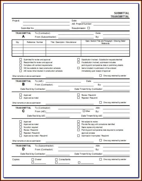 Submittal Forms For Construction Form Resume Examples wRYPwAkx94