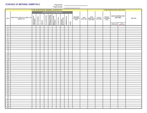 Submittal Log Cms Excel Tutorials Excel Templates Spreadsheet Template