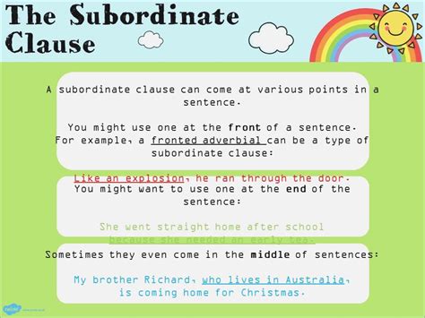 Subordinate Clause 6+ Examples, Format, How to Write, Pdf