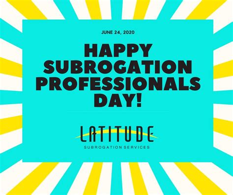 Subrogation professionals day 2019.  Oct 27, 2019 · The National Association of Subrog...