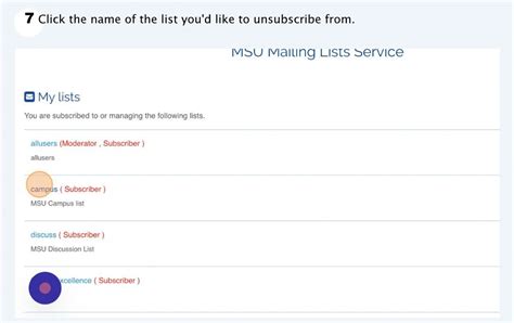 Subscribe and Unsubscribe from the Listserv – Biology