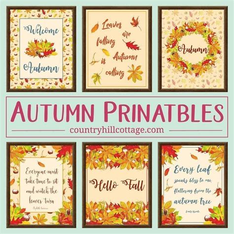 Subscriber Library Free Fall Printables Fall Printables Free Fall Printables 8x10