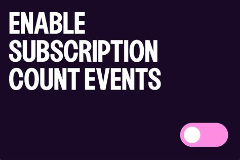 Subscription count. subscriberCount. The current amount of subscribers. subscriberPoints. Total points for your subscribers Tier 1 = 1 point, Tier 2 = 2 points, Tier 3 = 6 points. C# Usage. C# method does not exist for this sub-action. Get Latest Subscriber. Get the latest subscriber on your channel. Add Channel Tag. 