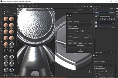 Substance Painter to model
