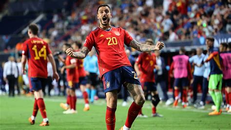 Substitute Joselu scores late winner as Spain beats Italy 2-1, advances to Nations League final