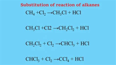 Substitution reactions of alkanes examples.  This knowledge not Alkane rea...