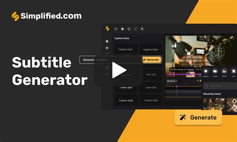 Subtitle generator for youtube free.  Generate subtitles for video automatically with AI.  ...