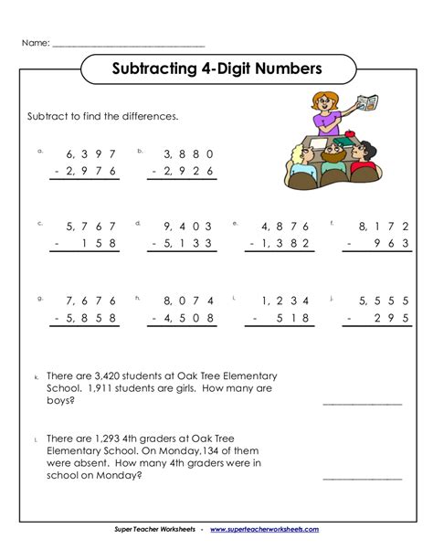 Subtraction Worksheet Examples 6+ PDF Examples