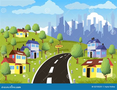 Suburban Community Clipart