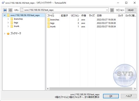 Subversionの動作 - TortoiseSVN