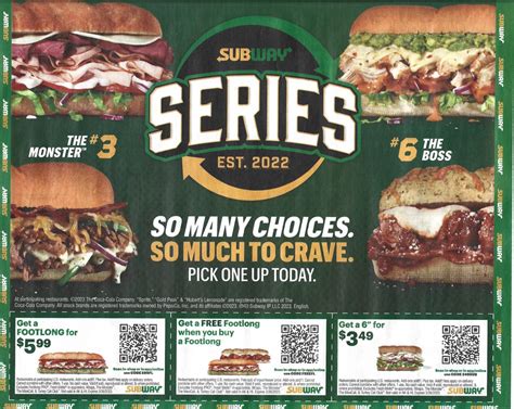 Subway coupon march 2023. Things To Know About Subway coupon march 2023. 