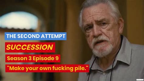 Succession s3e9.  My alliance to each family member changes with each e...
