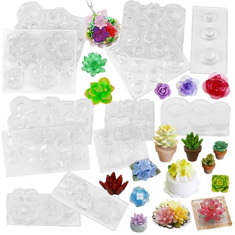 Succulent Flower Pot Silicone Mold Candy Storage Crafts for …