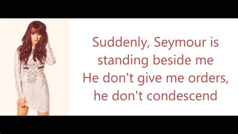 Suddenly seymour lyrics. Things To Know About Suddenly seymour lyrics. 