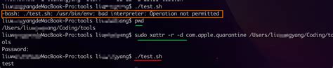 Sudo unable to execute install sh operation not permitted. .  <a href=http://o...